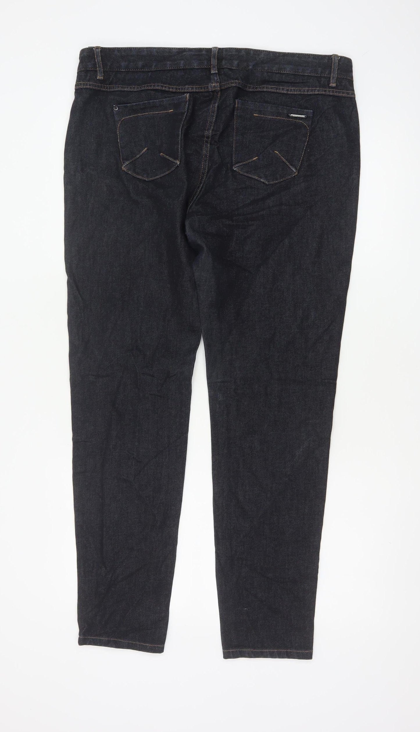 Autograph Women’s Dark Blue UK 16 Slim Tapered Stretch Jeans