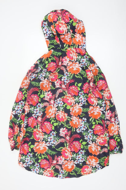 Marks & Spencer Women's Multicoloured UK 14 Floral Hooded Basic Jacket