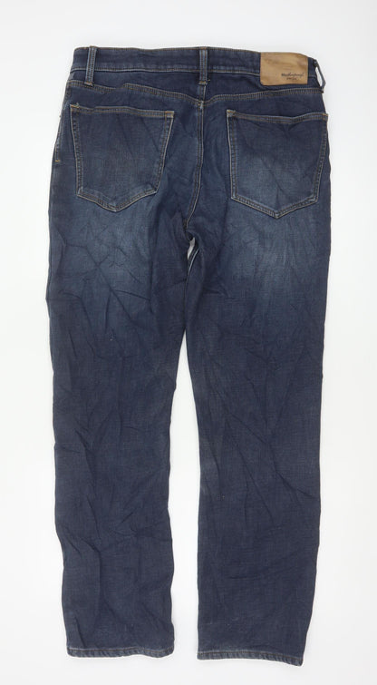Weatherproof Men’s Blue 34x32 Regular Straight Stretch Jeans