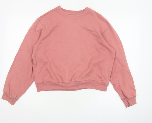 Hollister Women’s Pink XS Pullover Crew Neck Sweatshirt Fleece