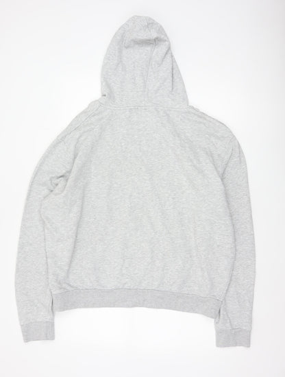 C&A Women’s Grey White Colourblock Pullover Hoodie 2XL Cotton Blend