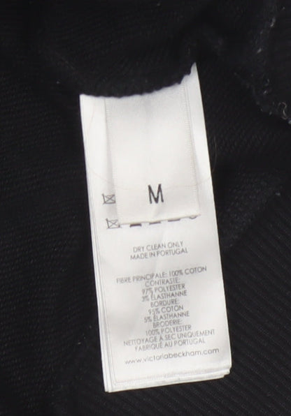 Victoria Victoria Beckham Women Black M City Graphic Pullover Sweatshirt