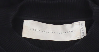 Victoria Victoria Beckham Women Black M City Graphic Pullover Sweatshirt