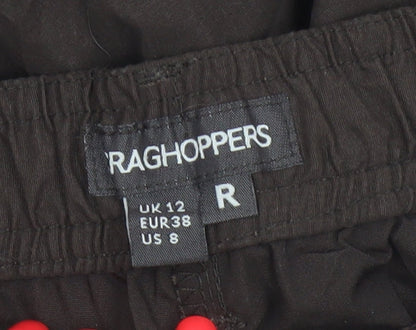 Craghoppers Women’s Brown UK 12 Regular Cargo Tapered Trousers