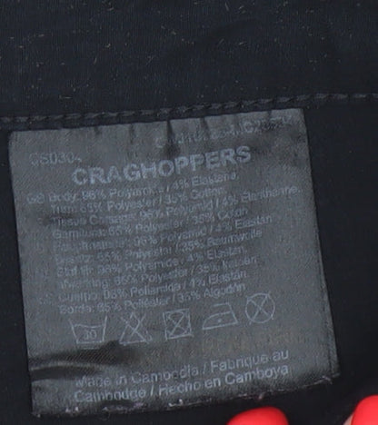 Craghoppers Women’s Black UK 8 Straight Outdoor Walking Trousers