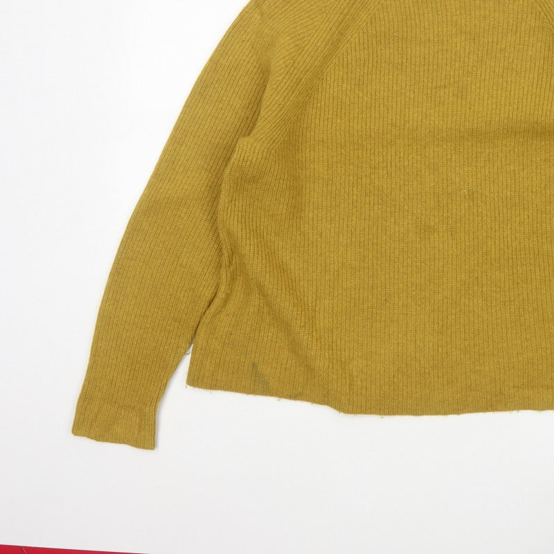 Seasalt Cornwall Women’s Yellow Rib Knit Crew Neck Jumper UK 18