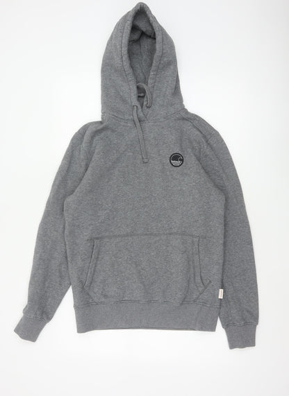 SoulCal & Co Unisex Adults Grey S Pullover Hoodie Logo