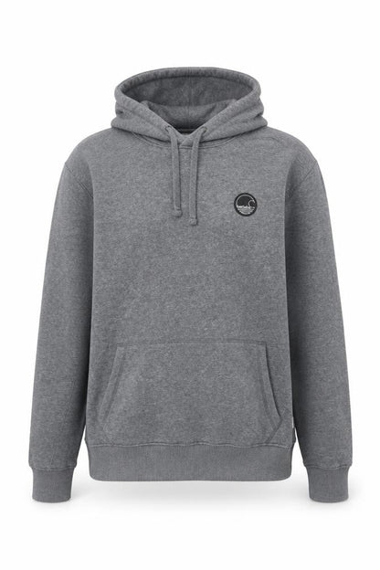 Front view of SoulCal unisex adults grey s pullover hoodie logo