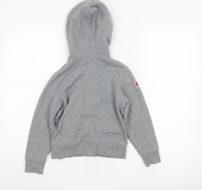 Hudson's Bay Boys Grey 5 Years Canada Olympic Full Zip Hoodie