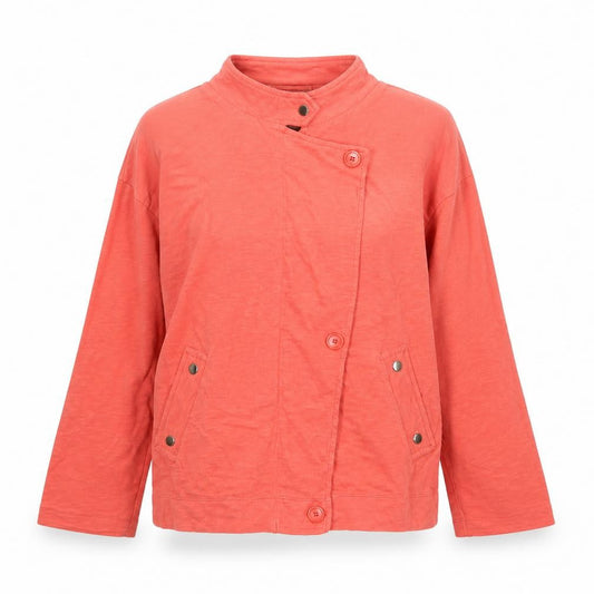 Next Women’s Orange Size 14 Lightweight Cotton Button Jacket