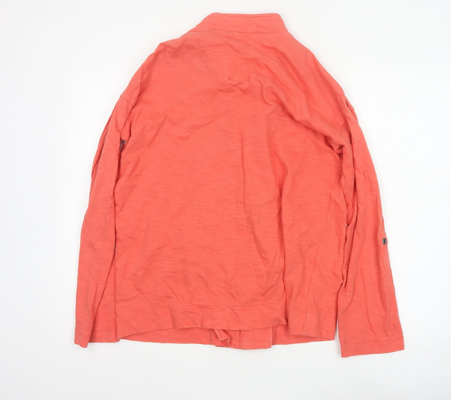 Next Women’s Orange Size 14 Lightweight Cotton Button Jacket