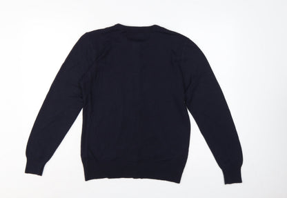 Berkertex Women’s Blue UK 10 Button Cardigan Long Sleeve Knit
