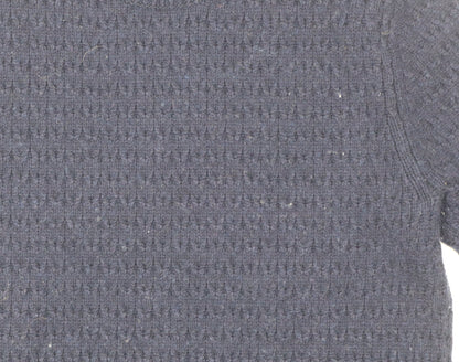 Jack Wills Men’s Blue S Lambswool Blend Crew Neck Pullover Jumper