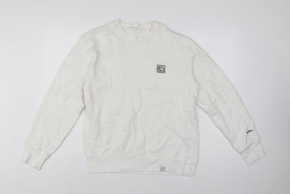Uniqlo U Keith Haring Unisex White M Pullover Sweatshirt Embroidered