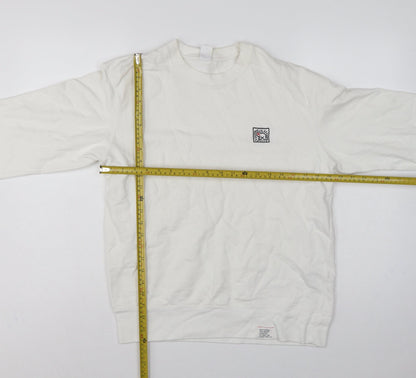 Uniqlo U Keith Haring Unisex White M Pullover Sweatshirt Embroidered