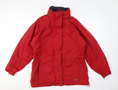 Peter Storm Women Red M Stormtech Waterproof Windproof Rain Jacket
