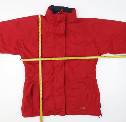 Peter Storm Women Red M Stormtech Waterproof Windproof Rain Jacket