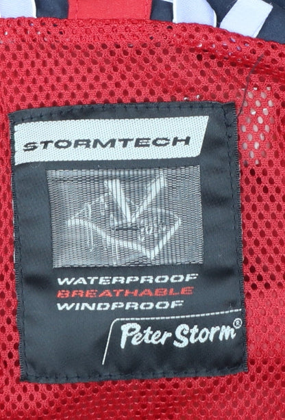 Peter Storm Women Red M Stormtech Waterproof Windproof Rain Jacket