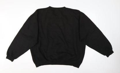 Uneek Men's Black 2XL Mercedes-Benz Embroidered Pullover Sweatshirt