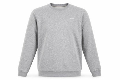 Myprotein Men’s Grey M Crew Neck Logo Fleece Pullover Sweatshirt