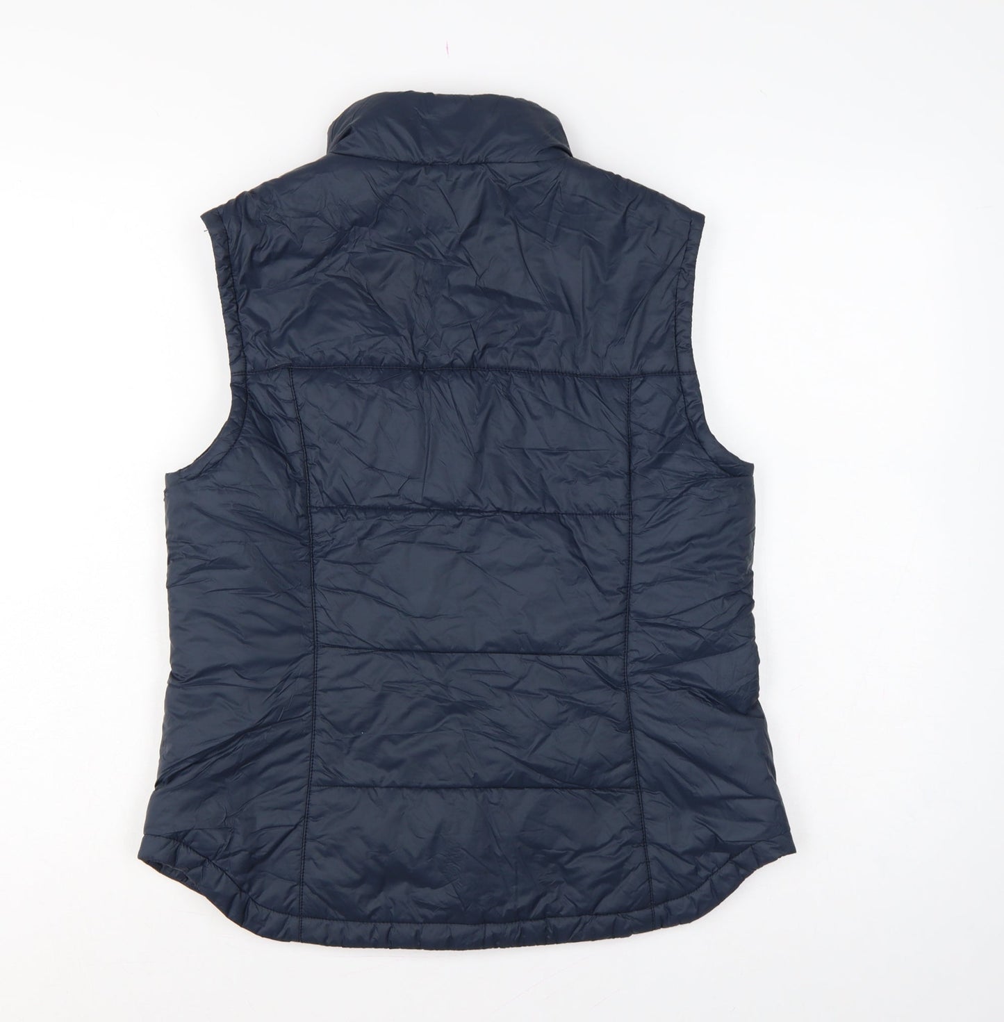Jack Wills Women Blue UK 14 Quilted Puffer Gilet Bodywarmer