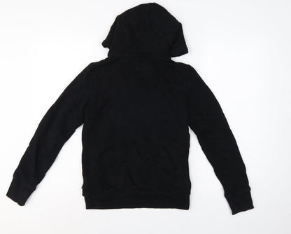 Superdry Women’s Black UK 8 Pullover Graphic Hoodie