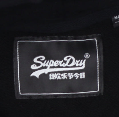 Superdry Women’s Black UK 8 Pullover Graphic Hoodie