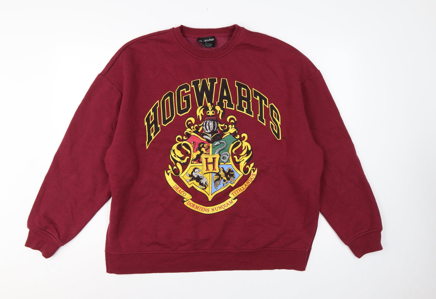 Primark Harry Potter Hogwarts Women’s Burgundy M Graphic Sweatshirt