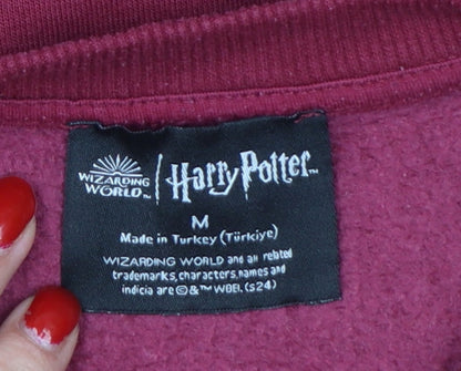 Primark Harry Potter Hogwarts Women’s Burgundy M Graphic Sweatshirt