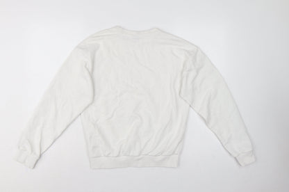 Puma Women’s White XS Logo T7 Tape Crew Neck Sweatshirt