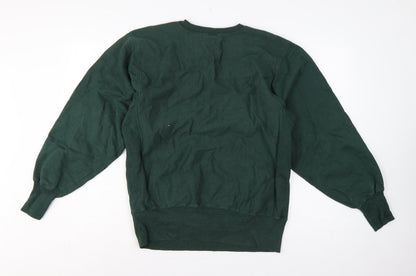 Champion Women’s Green Large Reverse Weave Logo Sweatshirt