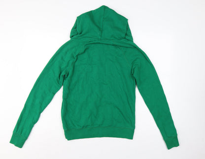Victoria's Secret PINK Women Green S Pullover Hoodie Logo Fleece