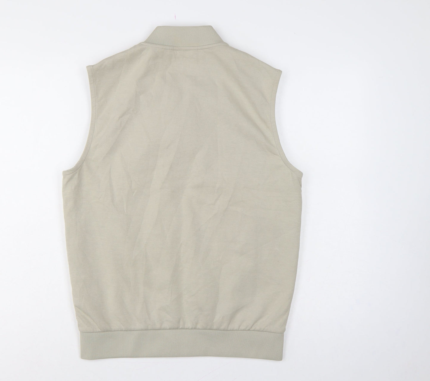 Autograph Men’s Beige S Quilted Padded Shower Resistant Bodywarmer Gilet