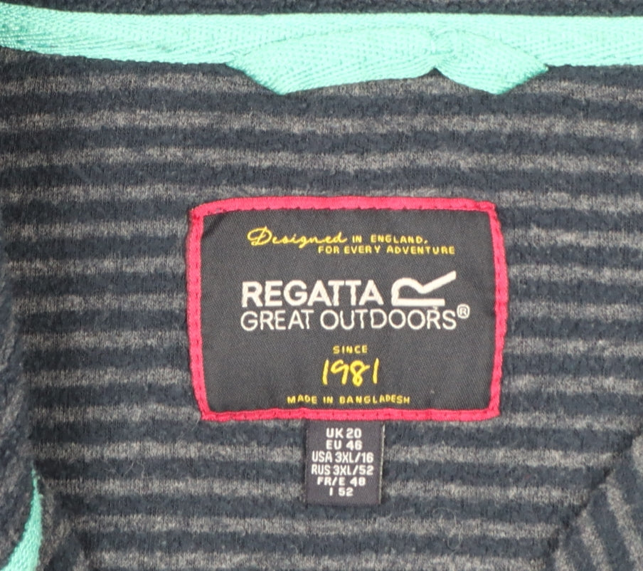 Regatta Women’s Blue UK 20 1/2 Zip Fleece Sweatshirt Outdoor