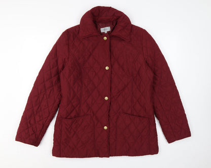 Marks & Spencer Women’s Red UK 10 Quilted Padded Jacket