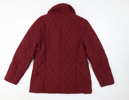 Marks & Spencer Women’s Red UK 10 Quilted Padded Jacket