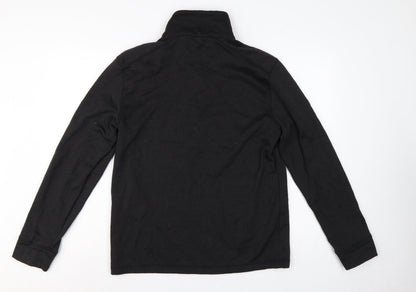 Regatta Men’s Black L 1/4 Zip Pullover Fleece Sweatshirt Outdoor
