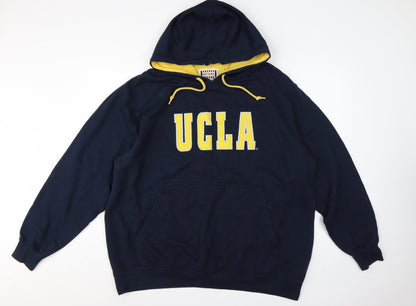 Foot Locker Men’s Blue Yellow UCLA Logo Pullover Hoodie 2XL