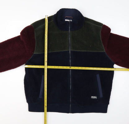 Original Penguin Mens Multicoloured XL Fleece Full Zip Jacket