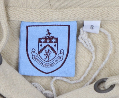 Burnley FC Women’s Beige Size 8 Pullover Hoodie Football Club
