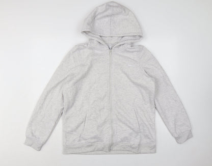 Slazenger Women’s Grey UK 16 Full Zip Hooded Fleece Hoodie