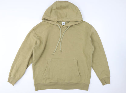 Zara Women’s Beige UK 16 XL Pullover Hoodie Drawstring Pocket