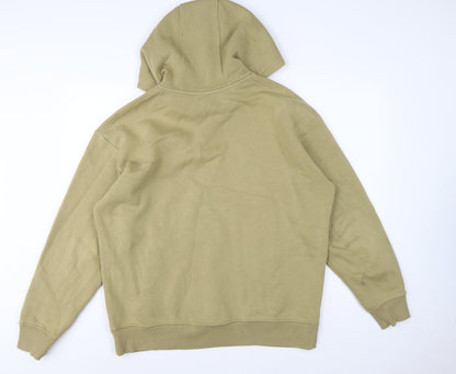 Zara Women’s Beige UK 16 XL Pullover Hoodie Drawstring Pocket
