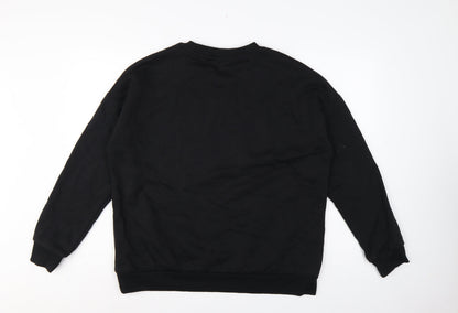 Disney Mickey Mouse Women's Black L Pullover Graphic Sweatshirt