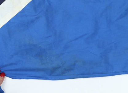 Everton FC Mens Blue M Hooded Full Zip Football Windbreaker Jacket