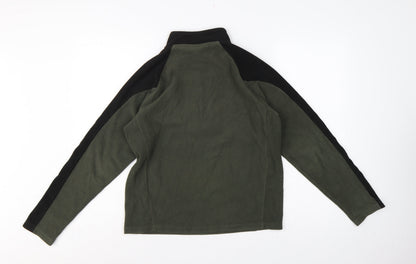 Craghoppers Boys Green 158 Pullover 1/4 Zip Fleece Bear Grylls