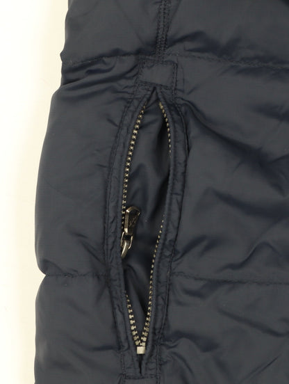 Crew Clothing Co Men’s Navy Large Padded Down Gilet Waistcoat