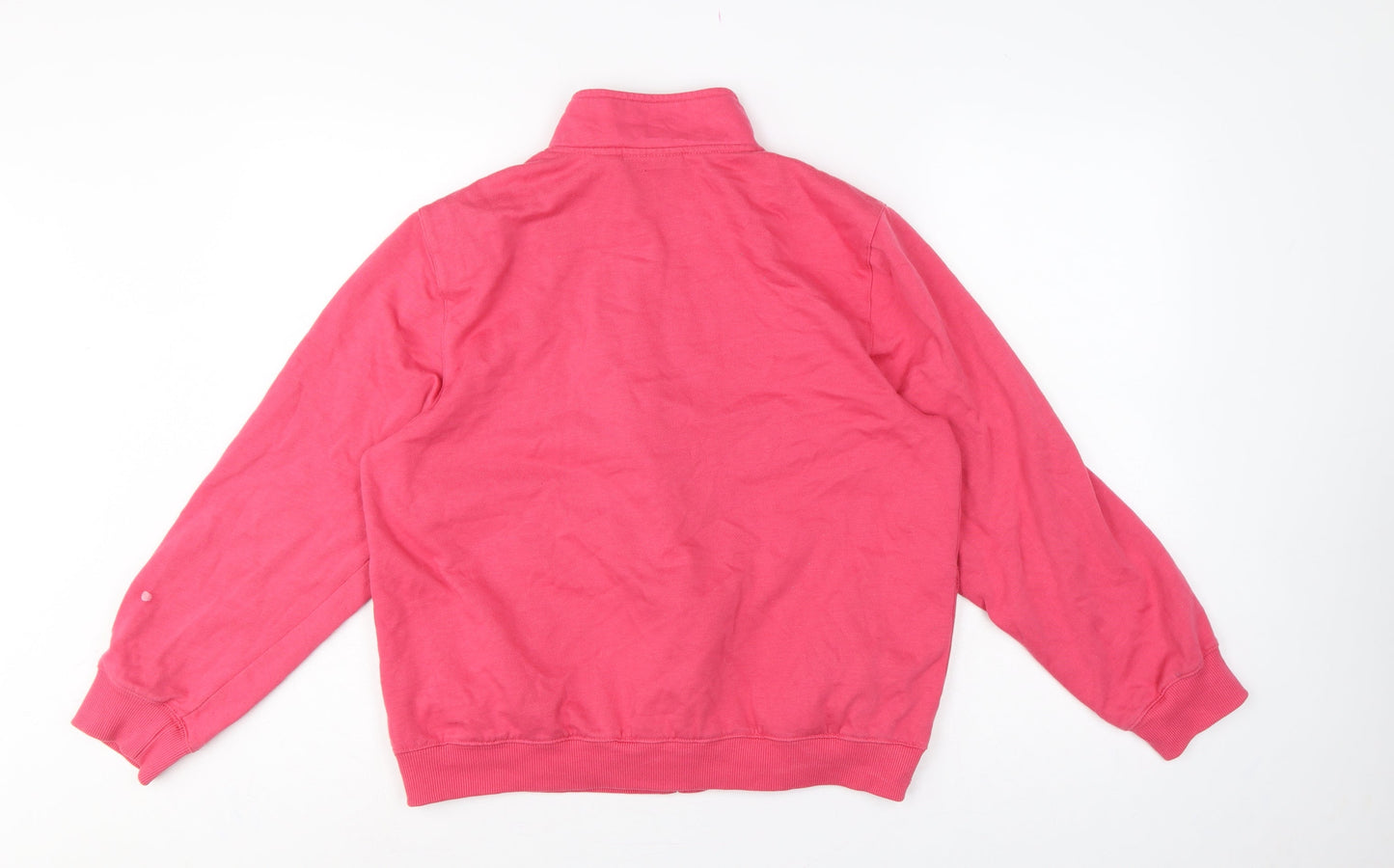 Alfred Dunner Women Pink UK 18 Petite Full Zip Floral Sweatshirt