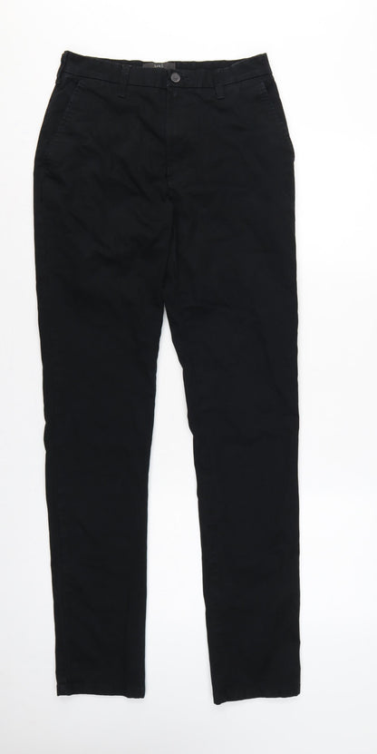 Marks and Spencer Men's Black 28/35 Slim Stretch Chino Trousers