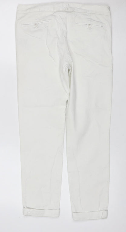 Ralph Lauren Sport Women’s White UK 6 Capri Straight Stretch Jeans